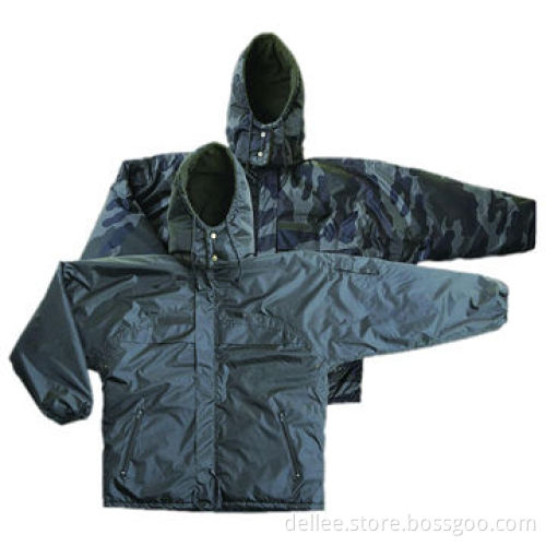 Hunting Winter Parka with 170T Polyester/PVC-coated Fabric, Comfortable, Warm, Country Design